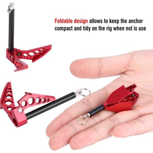 Metal Foldable Heavy Duty Winch Anchor Metal 1:10 RC Cars Crawler Accessory Truck Part 2019 High Quality RC Model Part