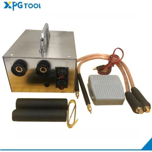 LCD screen double pulse multi-function portable battery spot welder power battery pack small butt welding machine spot welder