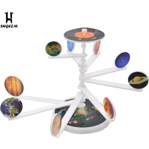 Experiment Project Model Major Planets Toy DIY Solar System Students Home School Taika Nine Planets Kids Education Toy Gifts