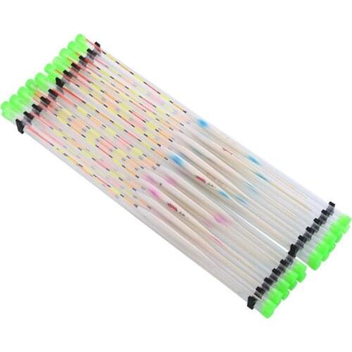 New High Quality 10pcs Wood Vertical Fishing Float Tools for Fish Tank