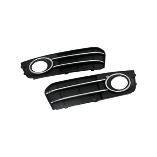Fog light for car Front Fog Light Grille With Chrome Line Accent for A4 B8