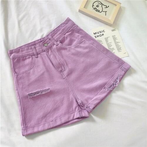 Шорты женские shorts woman short jeans summer 2020 pantalones cortos de mujer hole streetwear dropshipping femme denim clothing