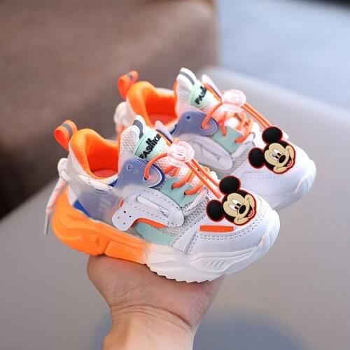 Brand Kids Children Shoes Boys Girls Soft Bottom Sneakers Casual Flat Shoes Girls Boys Sport Shoes Size 21-30