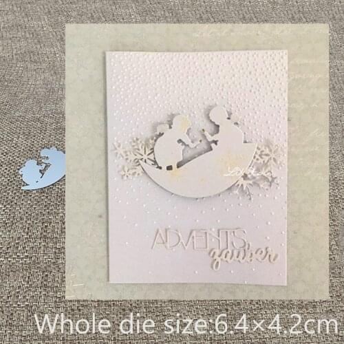 XLDesign Craft Metal Cutting Die Stencil semicircle angel kid decoration Scrapbook Paper Card Craft Album DIY Embossing Die Cuts
