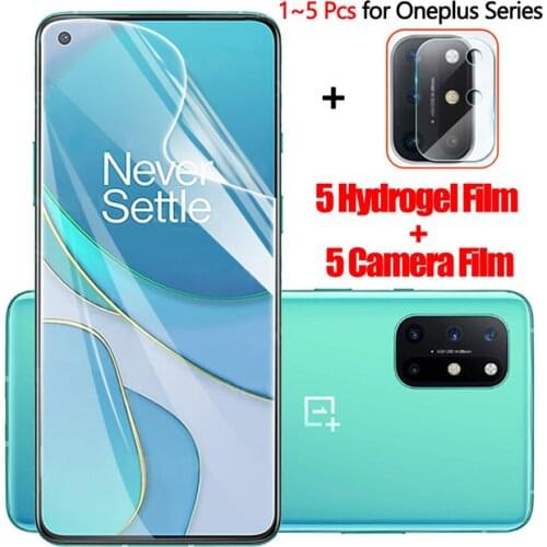 1~5 pcs, hydrogel film for one plus 8pro oneplus 8t soft glass oneplus 9 pro one plus 8 t screen protector oneplus 9pro hidrogel