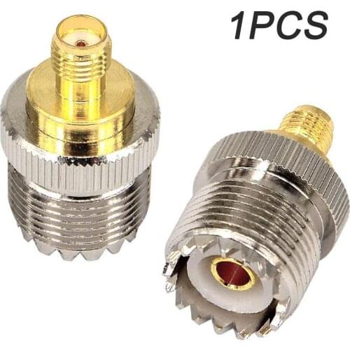 1pc JXRF connector SMA female to UHF female SO239 SL16 walkie-talkie antenna adapter adapter