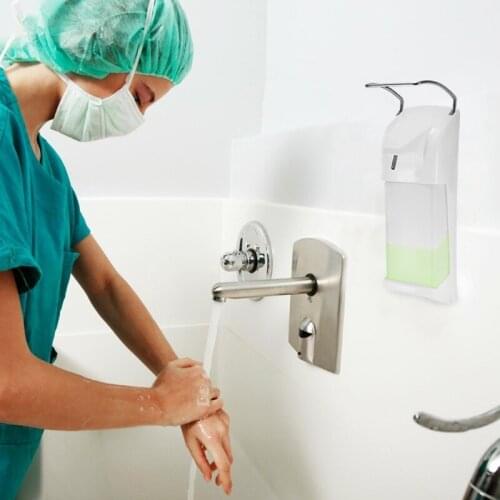 1000ml Wall Mounted Elbow Soap Dispenser Manual Press Liquid Soap Dispensers