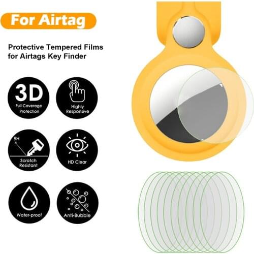 5/10PCS HD Soft Front Protective Film For AirTags Tracker Screen Protector Smart Bracelet Accessories Not Glass For Air Tags