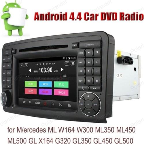 Android4.4 Car DVD radio For M/ercedes ML W164 W300 ML350 ML450 ML500 GL X164 G320 GL350 GL450 GL500 Quad Core