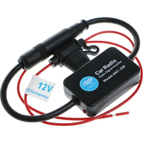 ANT-208 12V 25dB Car Automobile Radio Signal Amplifier Aerial Antenna Auto FM/AM Antenna Booster For Car Boat RV Car Accessories