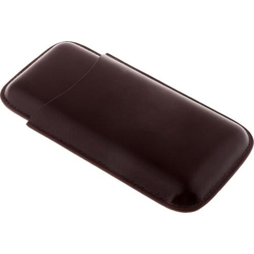 Collectibles PU Leather Cigar Humidor Cigar Case Box Bag for Cigarettes Smoking Accs