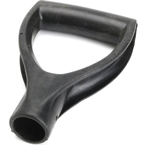 Black Plastic Replacement Snow Shovel Top Handle Outdoor Garden Hand Protect Digging Fork Shaft Tools Parts