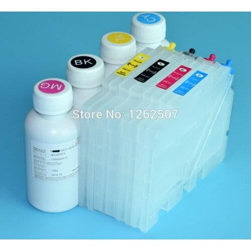 For Ricoh sg3110 dn sublimation ink cartridge for ricoh GC41 Bulk ink + Refillable ink cartridge with ARC chip for ricoh gc41