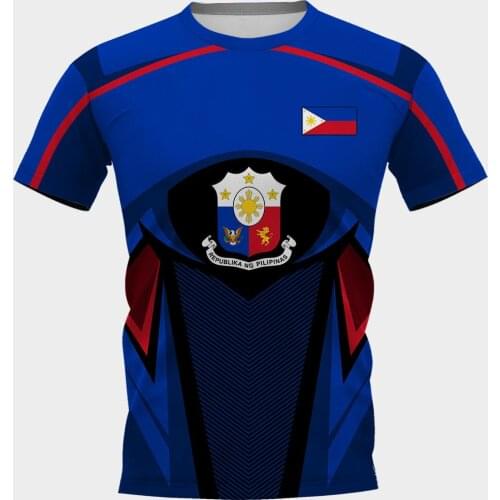 USA Philippines Skull Country Emblem Map Flag 3D Fashion All Over Printed Round Neck T Shirt Men Women Harajuku Casual Tee