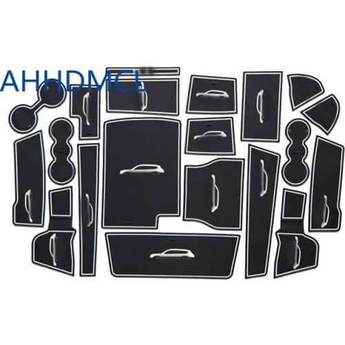 Car Door Groove Mat Gate Slot Cup Armrest Storage Pad Mat For Teramont