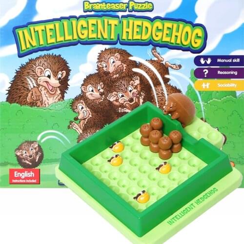 Creative Maze Toy Room Hedgehog Escape Scroll Brainteaser Puzzle Intelligent Hedgehog Board Game Brain Teaser Interactive Game