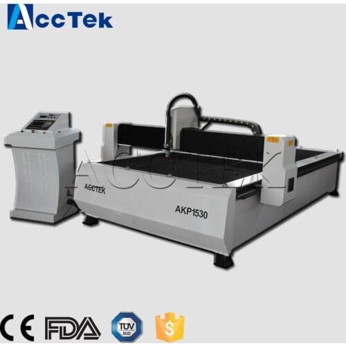 Jinan AccTek AKP1530 plasma cutting machine price, plasma cutter for carbon steel, stainless steel, aluminum, copper