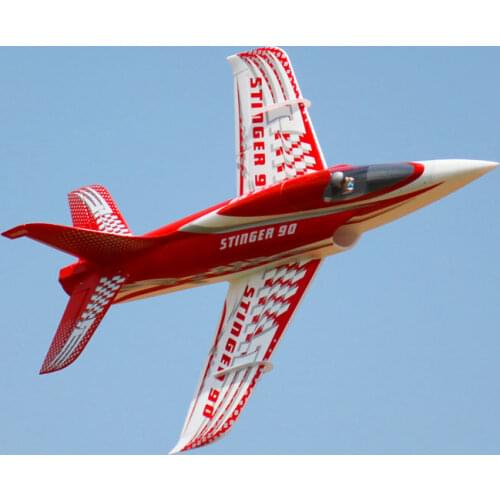 Electric RC Aircraft Stinger 90mm Metal EDF Airplane Model