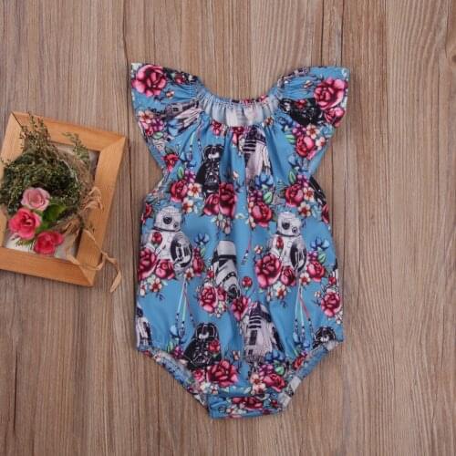 Fashion Girl Clothes Floral Newborn Baby Toddler Romper Infant Girl Jumpsuit Clothes Outfits