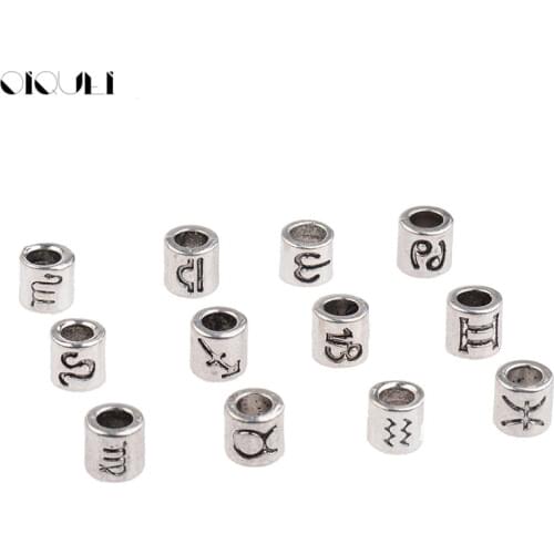 OIQUEI Silver Beads