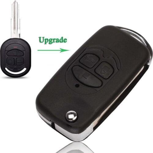 Bilchave 3 Buttons Modified Flip Remote Car Key Shell Fob For Chevrolet Lacetti Optra Nubira Vehicle Pocket Alarm 2005 - 2009