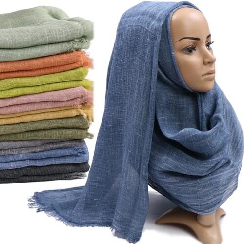 Ladies Winter Fashion Plain Tie-dye Fringe Viscose Shawl Scarf Women High Quality Wrap Pashmina Stole Bufanda Muslim Hijab Snood