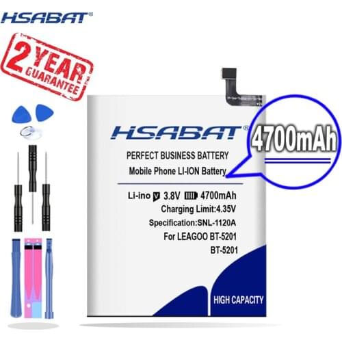New Arrival [ HSABAT ] 4700mAh BT-5201 Replacement Battery for LEAGOO Power 2 Pro BT 5201
