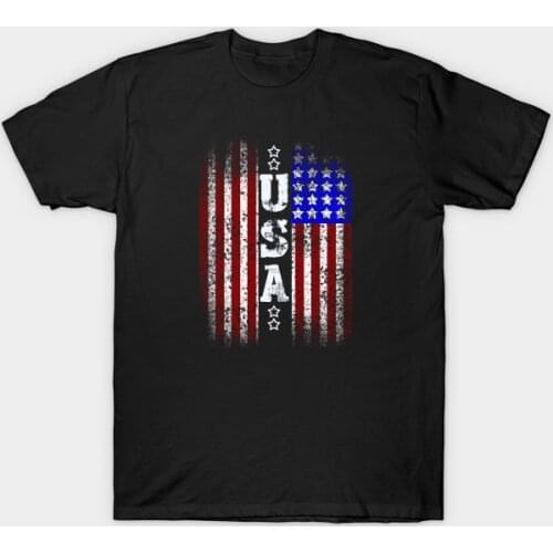 Unique Design American Flag Stars and Stripes T-Shirt Summer Cotton O-Neck Short Sleeve Mens T Shirt New S-3XL