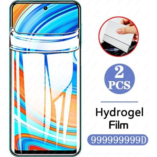 Protective Film For Xiaomi Redmi Note 9 PRO MAX Hydrogel Film xiomi Redmi Note 9S TPU soft Screen Protector camera lens glass