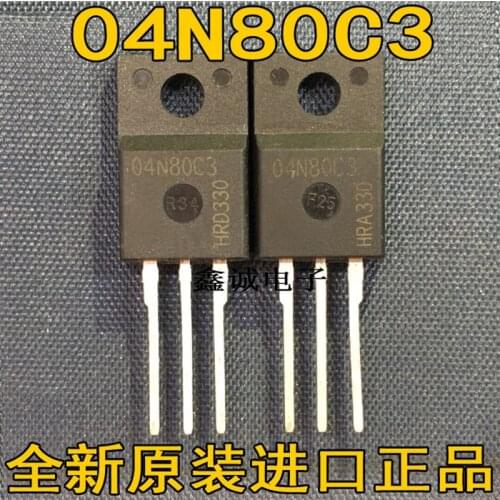 10 pcs SPA04N80C3 TO220F 04N80C3 TO220F 04N80 800V 4A TO220F