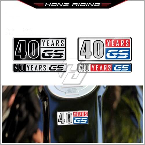 For BMW Motorrad R1200GS R1250GS 3D Motorcycle 40 Years GS Sticker Decal