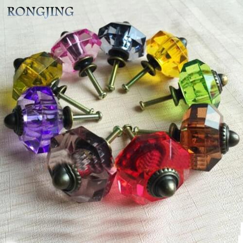 4x Plastic Furniture Knobs and Handles Kitchen Cabinet Drawer Knobs Closet Wardrobe Cupboard Pulls Decorative Door Knobs Perilla