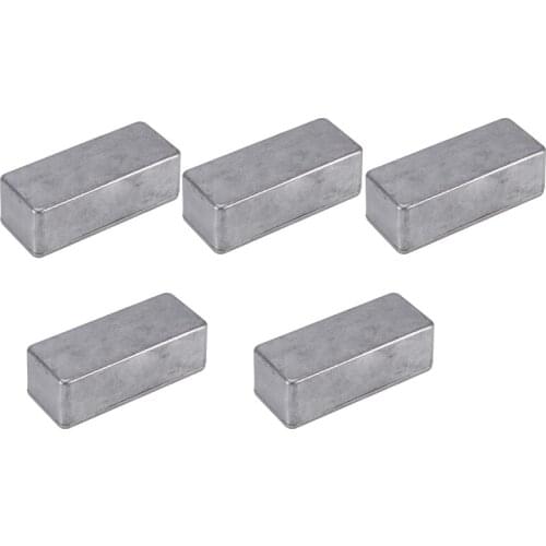 Hot-Guitar Effects Pedal Aluminum Stomp Box Enclosure for DIY Guitar Pedal Kit 1590A