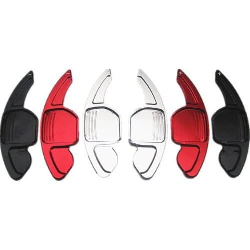 1pair Car Steering Wheel Extension Shifters DSG Aluminum Shift Paddles For AUDI A3 S3 A4 S4 B8 A5 S5 A6 S6 A8 R8 Q5 Q7 TT