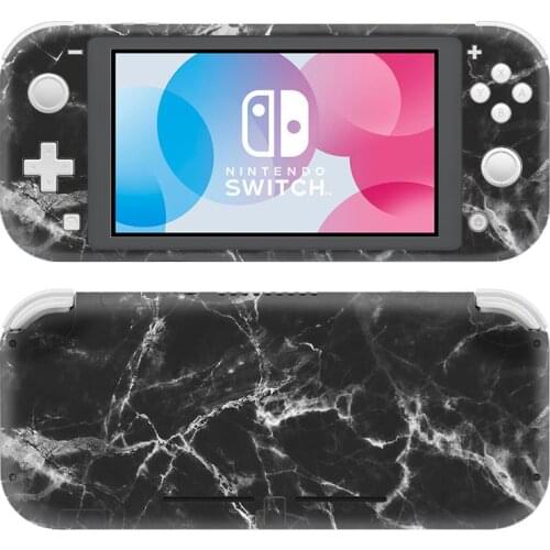 2 Styles Black Style Vinyl Decal Skin Sticker For Nintendo Switch Lite NSL Console Protector Game Accessoriy
