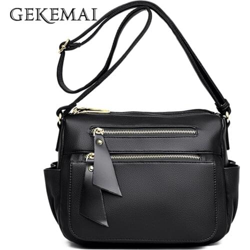 GEKEMAI Women's Bags With Zippers
