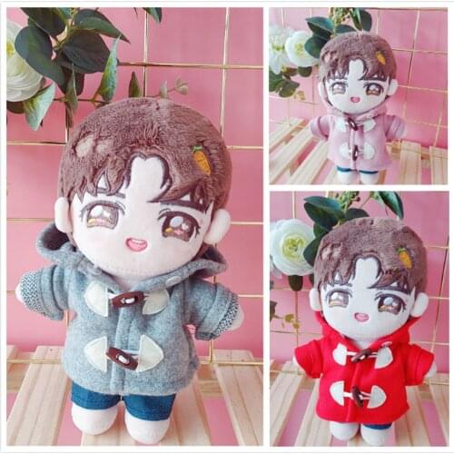 Ins kindergarten cotton doll clothes 20cm exo non attribute doll clothes cloth coat star doll skirt doll clothes