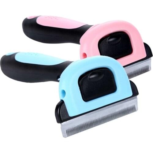 Cats Combs Pet Hair Deshedding Cat Dogs Hair Remover Pet Grooming Combs Detachable Brush Cat Grooming Tools