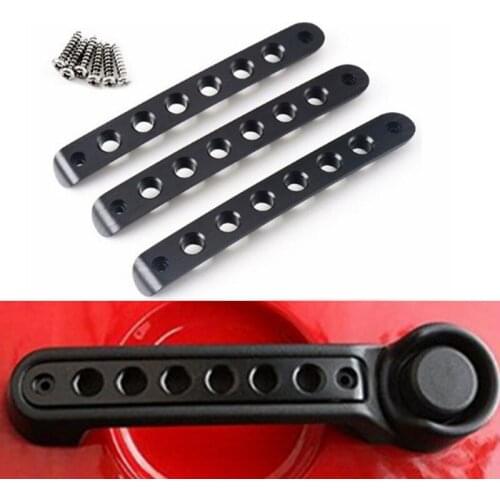 Red Black Front Rear Door Grab Handle Inserts Cover for Jeep Wrangler JK JKU Unlimited Rubicon Sahara Accessories Parts 2007-17