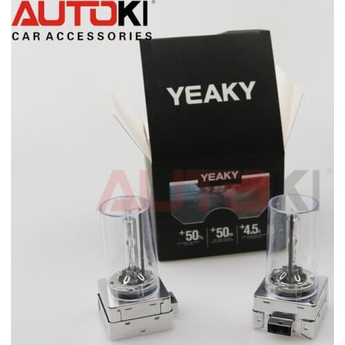 Autoki Yeaky Series 35W 12V Super Brightness HID Xenon Bulb D3S HID Lamp for Bi-xenon Projector Lens 4500K 5500K 6500K