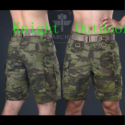 Summer Nomad military shorts Knee length short pants for trainning Camouflage ripstop Kryptek army shorts lightweight