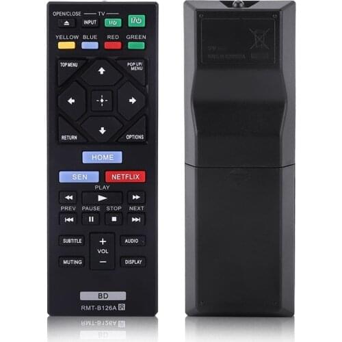Mayitr 1pc Remote Control RMT-B126A Black Controller For Sony Blu Ray BDP-S1200 BDP-S3200/S5200 BDP-S1200 BDP-S2200 BDP-S3200