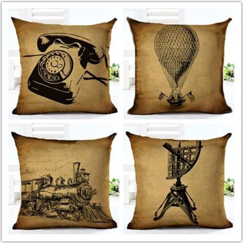 Fashion European Decorative Cushions New Arrival Retro Style Throw Pillows Car Home Decor Cushion Decor Cojines
