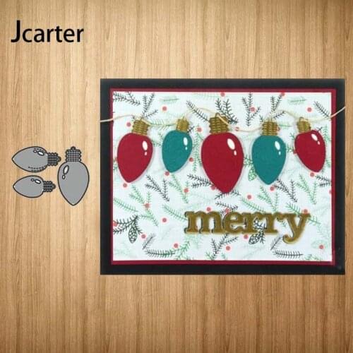New Design Metal Cutting Dies Light Bulb Pendant Craft Stencil Diy Scrapbooking Handmade Card Make Shape Album Decoration Model