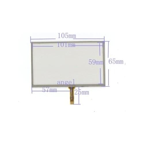 10pcs/lot new 4.3 inch touch screen MP4 MP5 touch screen short line 105*65 mm