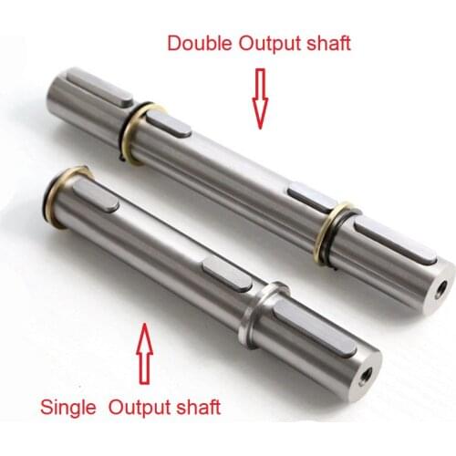 Dual Double Output shaft for Worm Gearbox Reducer NMRV030 NMRV040 NMRV050 NMRV063 NMRV075