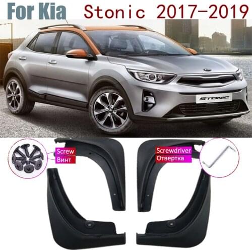 Front Rear Fender Mud Flaps Guard Mudguard Splash Flap Accessories Car Mudflap For Kia Stonic 2019-2017 2019 2018 2017