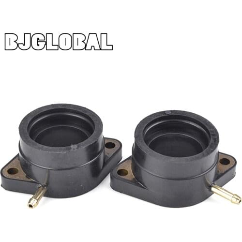 Motorcycle Carburetor Interface Adapter Intake Inlet Pipe Rubber Manifold For Yamaha XS400 1977-1982 2A2-13586-00 2A2-13596-00