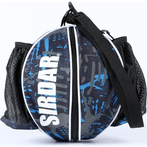 Genuine Outdoor Sports Shoulder Portable Basketball Bag Training Sports Backpack Round Shape Adjustable Shoulder Strap