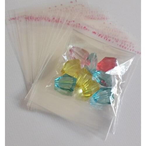 1000pcs Clear Opp Bag Self Adhesive Seal Transparent Bags For Cloth/gift/Jewelry Pouches Small Plastic Bags Display Packing Bag